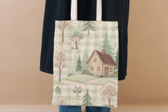 Cozy Cottage Toile Digital Paper Pack, Vintage Floral Toile Product Image 8