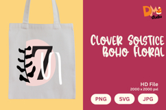 Clover Solstice Boho Floral Monogram Product Image 1