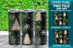 Christmas Tree Tumbler Wrap design, 20oz Tumbler wrap png Product Image 1