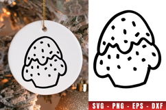 Christmas icon svg, icon png clipart, christmas outline svg Product Image 1