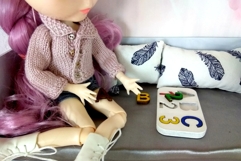 Miniature dollhouse wooden puzzle game digital download shap Product Image 8