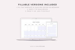 2026 Monthly Calendar with Notes, Printable, A4/Letter Size Product Image 8