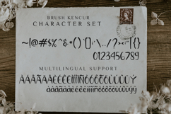 Brush KEcnur - Handwritten Sans Font Product Image 6