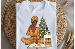 Christmas motivational women png design for T-shirts Product Image 5