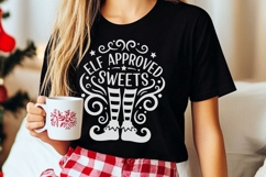 Elf Approved Sweets Svg, Christmas Elf Svg, Elf Legs Svg. Product Image 6