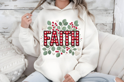 Faith Embroidery PNG, Floral Christian Sublimation Product Image 7