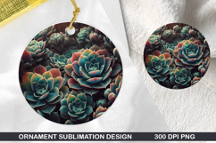 Flower Stained Glass Ornament PNG, Digital Download File Product Image 1