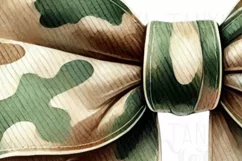 Coquette Camo Bow for Hunting Season, Camo Bow PNG Product Image 5