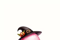 Cute Pink Ghost PNG, Funny Halloween Ghost Design for TShirt Product Image 2