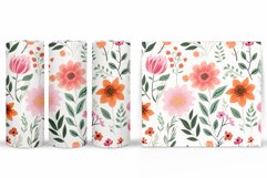 Flowers Tumbler Design. Flowers Tumbler Sublimation Product Image 2