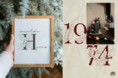 Christmas Letters & Numbers SVG PNG EPS Product Image 3