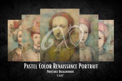Pastel Color Renaissance Portrait Product Image 8