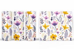 Flowers Tumbler Sublimation. Floral Tumbler Design Product Image 2