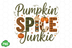 Pumpkin Spice Junkie PNG Product Image 2