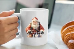 santa claus clipart, christmas clipart sublimation Product Image 2
