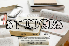 Birdsun Outline - Whimsical &amp; Playful Handwritten Font Product Image 7