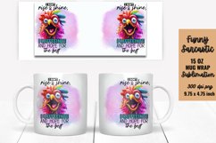 Sarcastic Mug Wrap Sublimation, Mug Wrap PNG Product Image 1