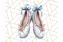 Nutcracker Ballet Clipart, Holiday Ballerina PNG Art Product Image 4