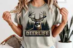 Deer Life PNG, Majestic Buck Hunting Sublimation Design Product Image 8