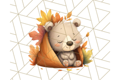 Woodland Autumn Critters PNG Clipart, Cute Fall Animals Product Image 4