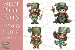 Nutcracker Ballet Clipart PNG, Sugar Plum Fairy &amp; Soldiers Product Image 1