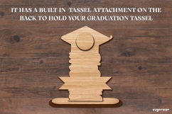 Graduation Tassel Holder Laser Cut | Glowforge | SVG Product Image 2