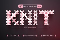 Set 10 Pink Love Editable Text Effects | Font Styles Product Image 7