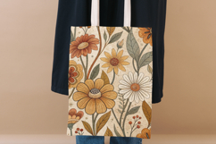 Retro 70s Wildflowers Seamless Pattern, Groovy Vintage Product Image 8