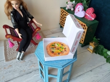 Miniature pizza box digital PDF file download dollhouse Product Image 8