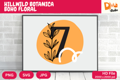 Hillwild Botanica Boho Floral Monogram Product Image 1