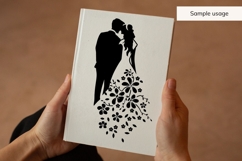 Bride and Groom SVG Bundle | 15 Wedding Couple Silhouettes Product Image 6