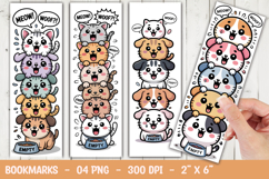 Cute Animal Crowd Bookmark Sublimation Product Image 1