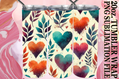 Gentle Thoughts 20oz tumbler wrap, Heart Product Image 1