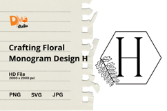 Crafting Floral Monogram Design Product Image 1