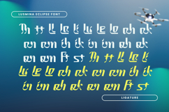 Lusmina Eclipse - Modern Logo Font Product Image 7