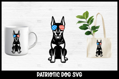 16 Patriotic Dogs with American Flag Sunglasses SVG Product Image 6