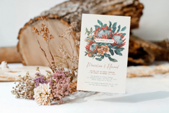 Dark Teal and Burnt Orange Wedding Flowers Clipart Bundle Product Image 8