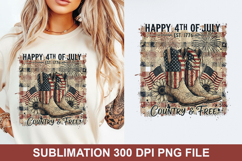 Happy 4th of July Sublimation - 4th of July PNG Design Product Image 1