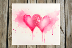 Love Hearts | 4 Skinny tumbler sublimation designs P2 Product Image 4