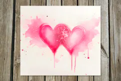 Love Hearts | 4 Skinny tumbler sublimation designs P2 Product Image 4