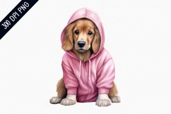 Valentine's Day DOG Sublimation PNG Design Product Image 1