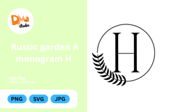 Rustic Garden Monogram Product Image 1