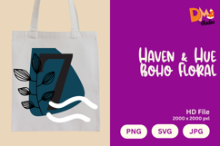 Haven &amp; Hue Boho Floral Monogram Product Image 1