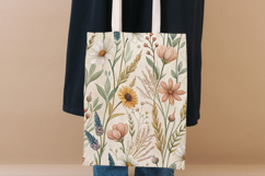 Western Wildflowers Rustic Seamless Pattern, Prairie Floral Product Image 8