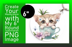 Charming Round Design Sublimation Art PNG Product Image 1