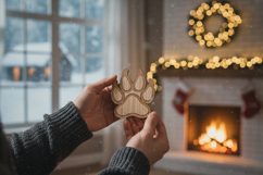 Dog Paw Laser Cut File. Dog Print SVG. Product Image 9