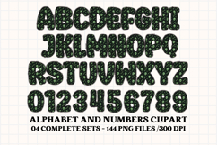 Halloween Alphabet png clipart, halloween letters doodle Product Image 2