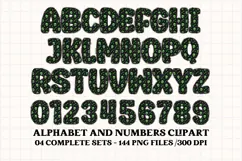 Halloween Alphabet png clipart, halloween letters doodle Product Image 2