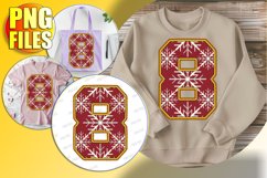 8 Doodle Letter Style Print Jolly Winter Vibes! Product Image 1