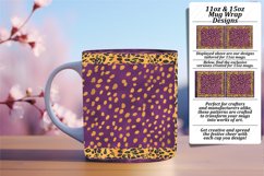 Shimmering Leopard Print Mug Wrap - Sublimation Product Image 1